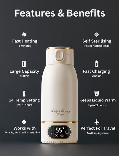 Bubo™ -Portable Smart Bottle Warmer
